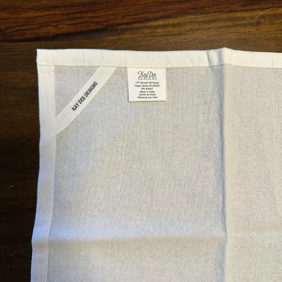 Kay Dee Designs Krinkle Flour Sack Kitchen Towel Coral Cotton 26" x 26" NWT! - Picture 3 of 3